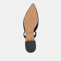 KANIKA WIDE FLATS ONYX SUEDE^Dolce Vita Clearance