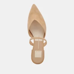 KANIKA WIDE FLATS TAN SUEDE^Dolce Vita Fashion