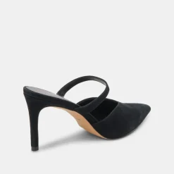 KANIKA WIDE HEELS ONYX SUEDE^Dolce Vita Fashion