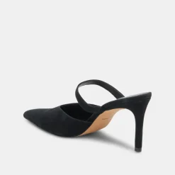 KANIKA WIDE HEELS ONYX SUEDE^Dolce Vita Fashion