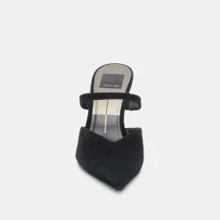 KANIKA WIDE HEELS ONYX SUEDE^Dolce Vita Fashion