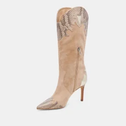 KASEDY BOOTS TAUPE MULTI SUEDE^Dolce Vita Fashion