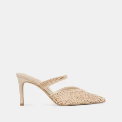 KASSY HEELS NATURAL MACRAME^Dolce Vita Discount