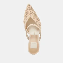 KASSY HEELS NATURAL MACRAME^Dolce Vita Discount