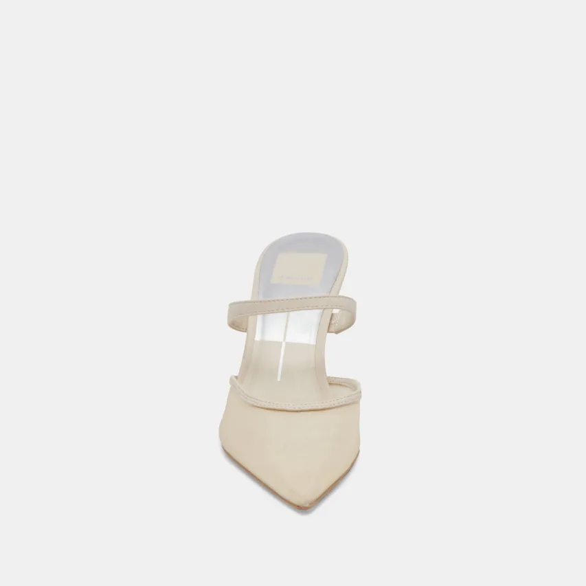 KATIK HEELS IVORY MESH^Dolce Vita Outlet