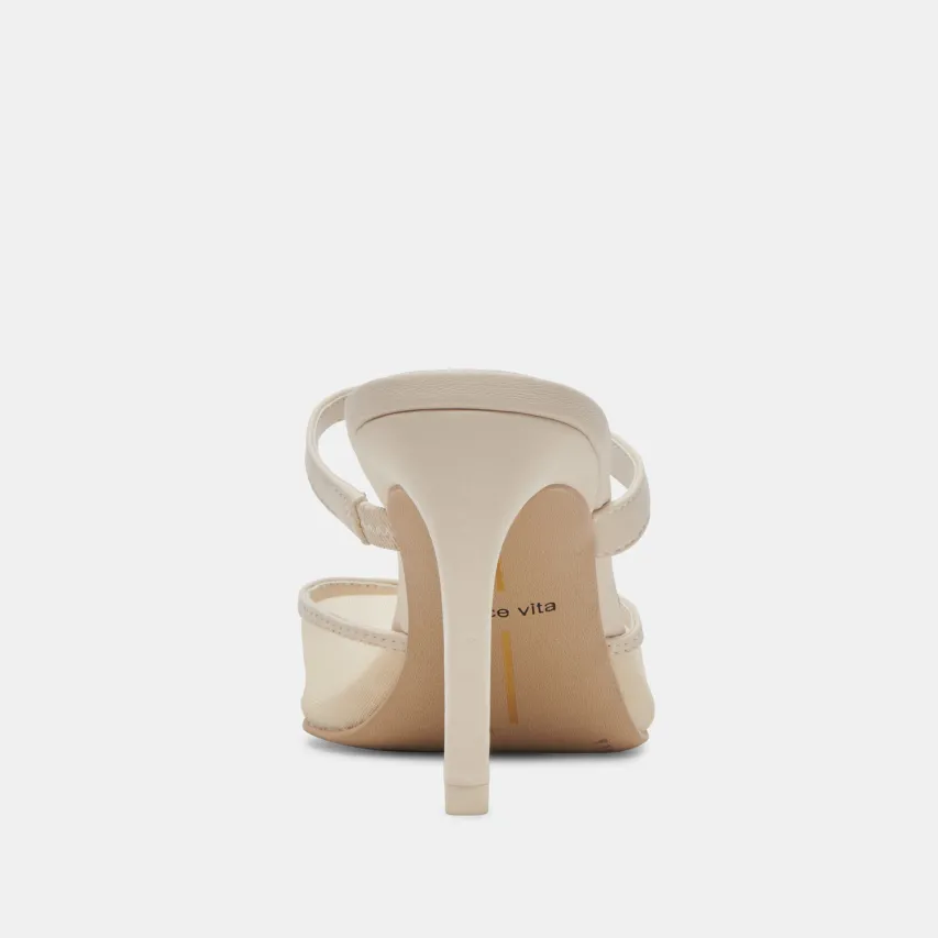 KATIK HEELS IVORY MESH^Dolce Vita Outlet