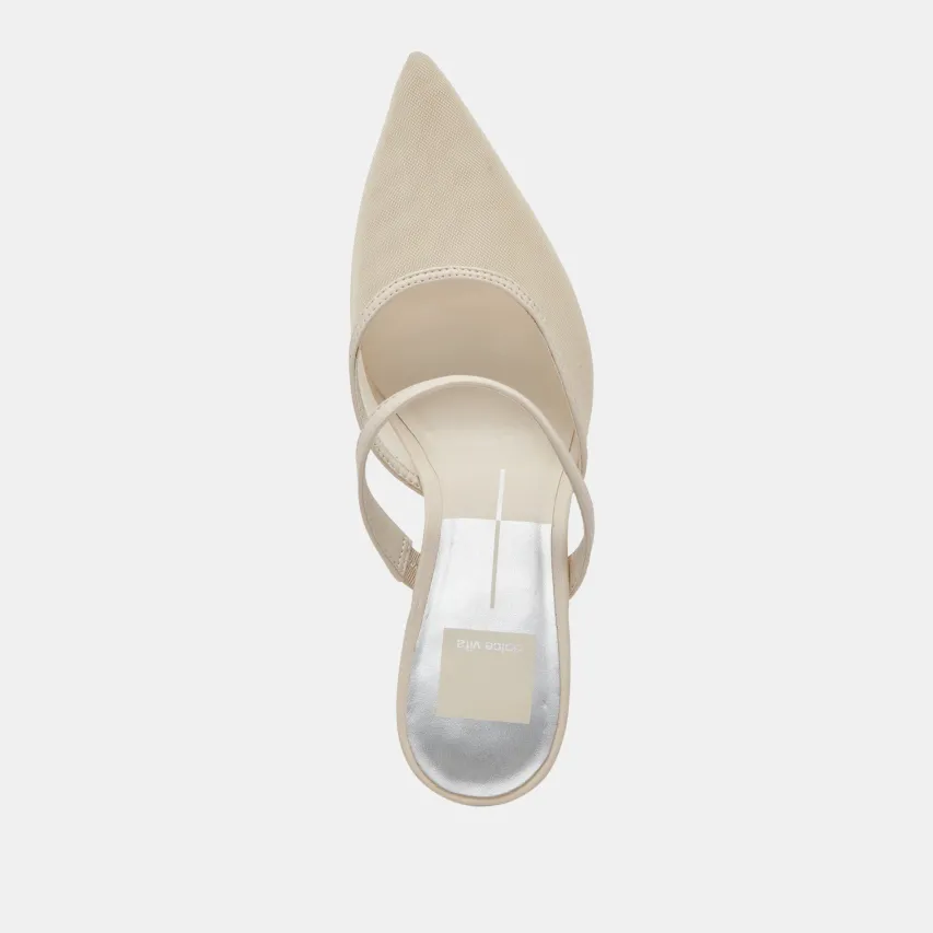 KATIK HEELS IVORY MESH^Dolce Vita Outlet