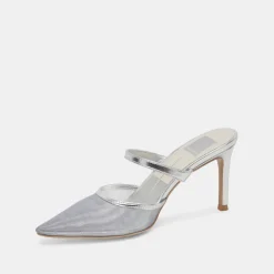 KATIK HEELS SILVER MESH^Dolce Vita Outlet