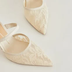KATIK HEELS WHITE FLORAL LACE^Dolce Vita Sale