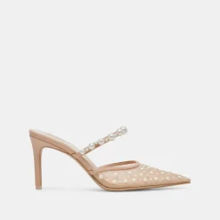 KATIK PEARL HEELS BLUSH MESH^Dolce Vita Hot