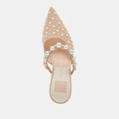 KATIK PEARL HEELS BLUSH MESH^Dolce Vita Hot