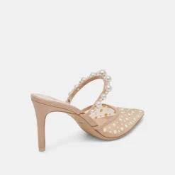KATIK PEARL HEELS BLUSH MESH^Dolce Vita Hot