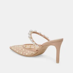 KATIK PEARL HEELS BLUSH MESH^Dolce Vita Hot
