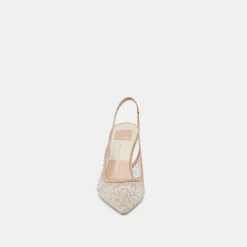 KAYE CRYSTAL HEELS GOLD MESH^Dolce Vita Outlet