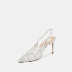 KAYE CRYSTAL HEELS WHITE MESH^Dolce Vita Online