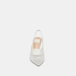 KAYE CRYSTAL HEELS WHITE MESH^Dolce Vita Online