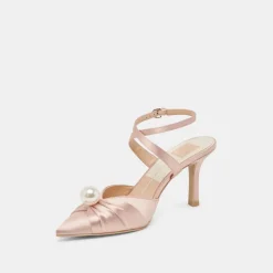 KAYSEY HEELS LT BLUSH SATIN^Dolce Vita Outlet
