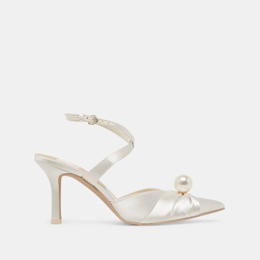 KAYSEY HEELS VANILLA SATIN^Dolce Vita Sale
