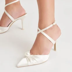 KAYSEY HEELS VANILLA SATIN^Dolce Vita Sale