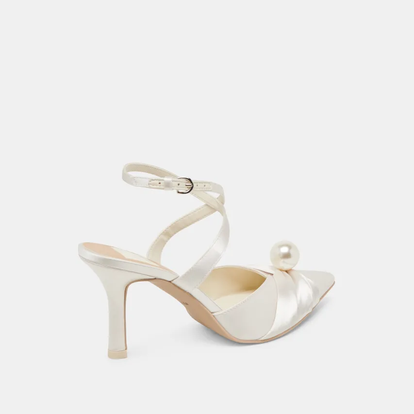 KAYSEY HEELS VANILLA SATIN^Dolce Vita Sale