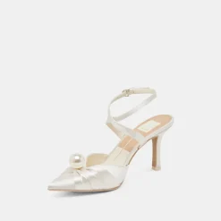 KAYSEY HEELS VANILLA SATIN^Dolce Vita Sale