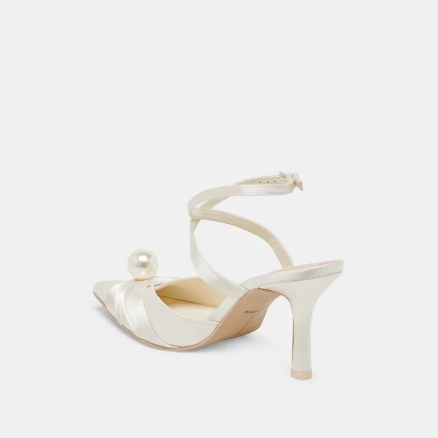 KAYSEY HEELS VANILLA SATIN^Dolce Vita Sale