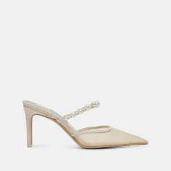 KAYSIE PEARL HEELS IVORY MESH^Dolce Vita Sale