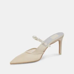KAYSIE PEARL HEELS IVORY MESH^Dolce Vita Sale