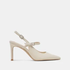 KELLEN HEELS IVORY LEATHER^Dolce Vita Hot