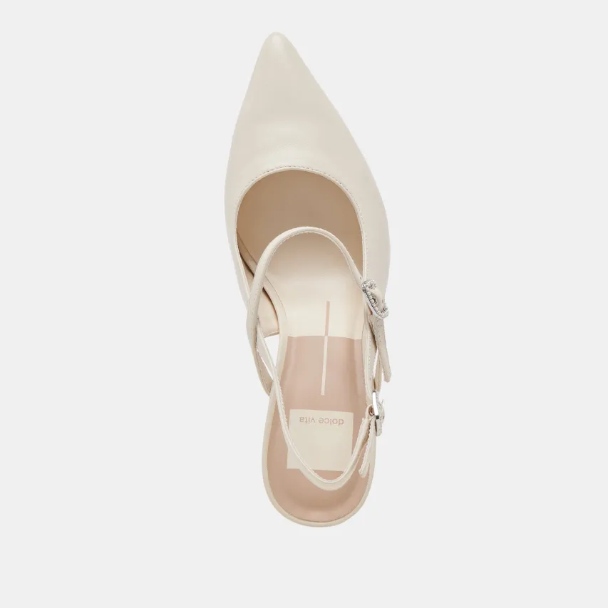 KELLEN HEELS IVORY LEATHER^Dolce Vita Hot