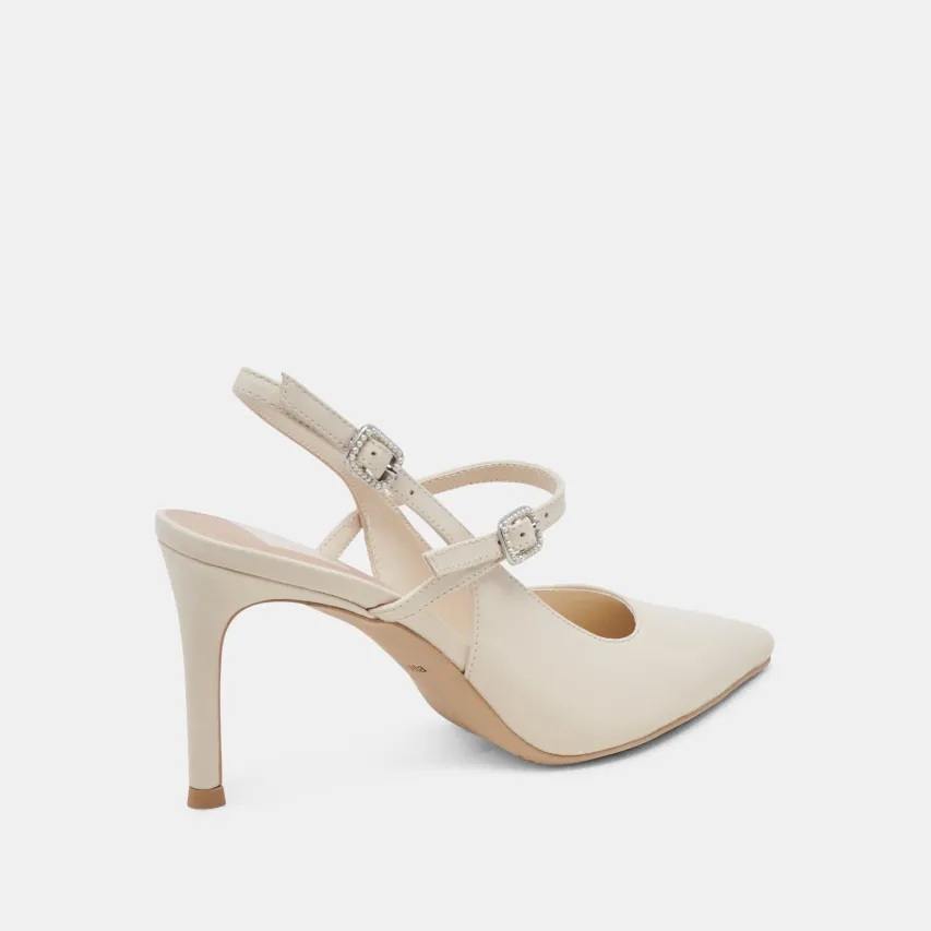 KELLEN HEELS IVORY LEATHER^Dolce Vita Hot