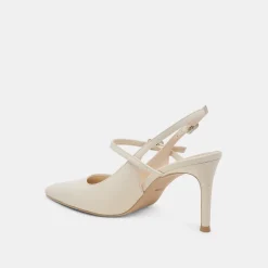 KELLEN HEELS IVORY LEATHER^Dolce Vita Hot