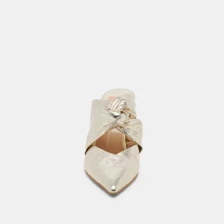KELSY HEELS PLATINUM DISTRESSED LEATHER^Dolce Vita Fashion