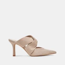 KELSY HEELS TAUPE SUEDE^Dolce Vita Fashion