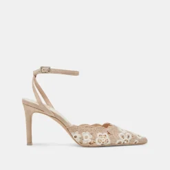 KENEDY HEELS TAUPE MULTI CROCHET^Dolce Vita Outlet