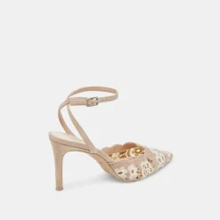 KENEDY HEELS TAUPE MULTI CROCHET^Dolce Vita Outlet