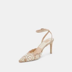 KENEDY HEELS TAUPE MULTI CROCHET^Dolce Vita Outlet