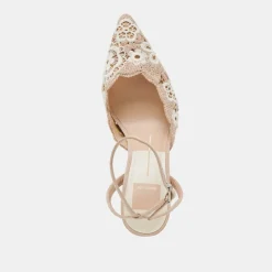 KENEDY HEELS TAUPE MULTI CROCHET^Dolce Vita Outlet
