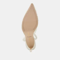 KENEDY HEELS WHITE CROCHET^Dolce Vita Best