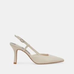 KIM HEELS IVORY CRINKLE PATENT^Dolce Vita Best