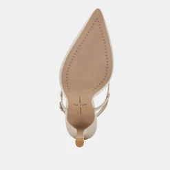 KIM HEELS IVORY CRINKLE PATENT^Dolce Vita Best