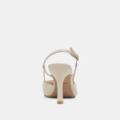 KIM HEELS IVORY CRINKLE PATENT^Dolce Vita Best