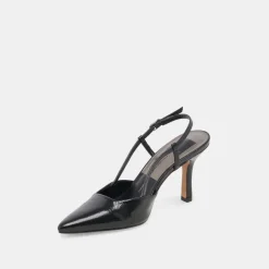 KIM HEELS MIDNIGHT CRINKLE PATENT^Dolce Vita Outlet