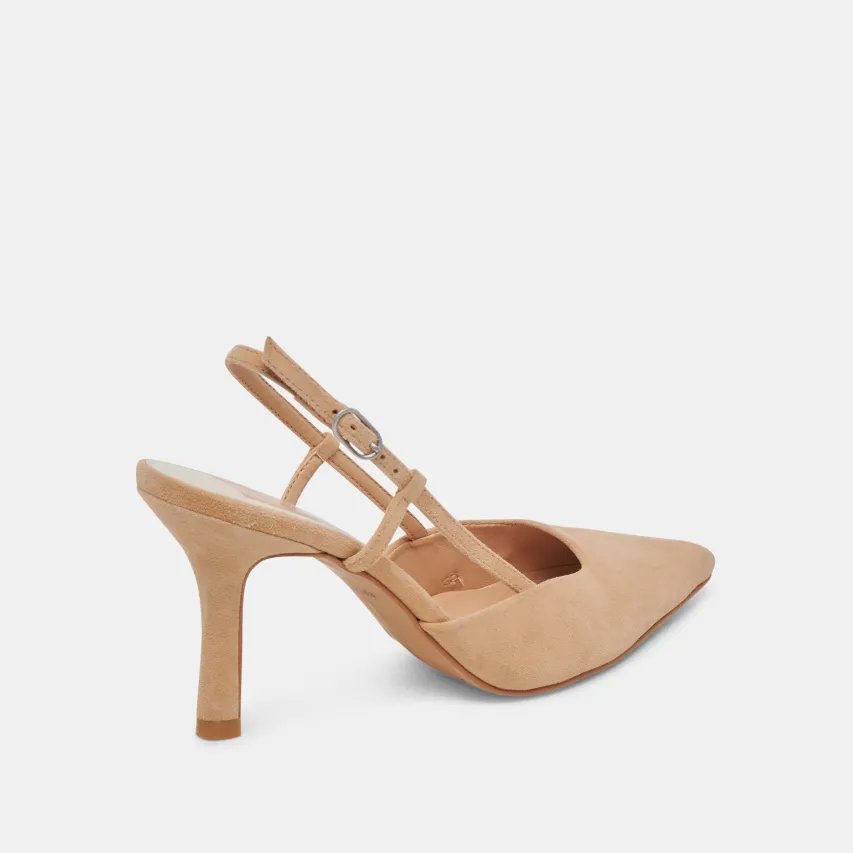KIM HEELS TAN SUEDE^Dolce Vita New
