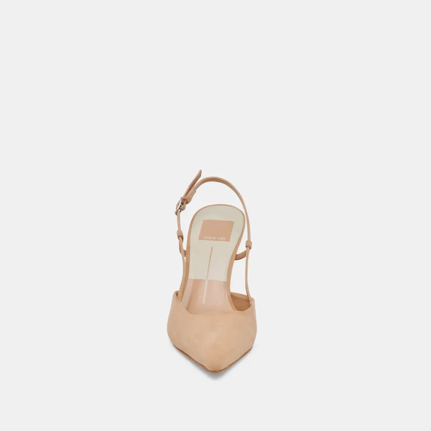 KIM HEELS TAN SUEDE^Dolce Vita New