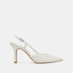 KIM HEELS WHITE LEATHER^Dolce Vita Sale
