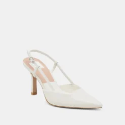 KIM HEELS WHITE LEATHER^Dolce Vita Sale