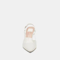 KIM HEELS WHITE LEATHER^Dolce Vita Sale