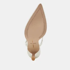 KIM HEELS WHITE LEATHER^Dolce Vita Sale