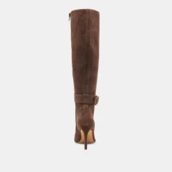 KINZY BOOTS DK BROWN SUEDE^Dolce Vita Sale